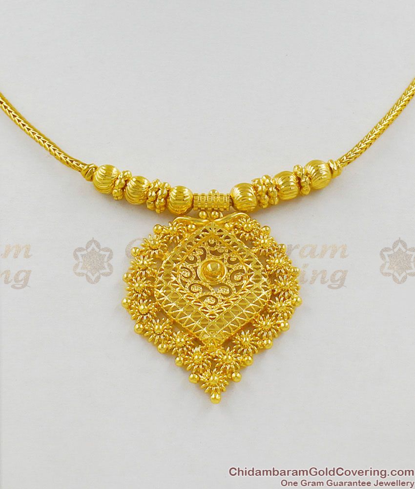 Creative Craft Work Gold Plated Fashion Dollar Necklace Online Design NCKN1347
