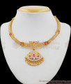 Beautiful Bat Design Top Dollar Choker Gold Ayimpon Multi Stone Necklace For Ladies NCKN1376