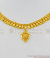 Fancy Mango Design Gold Plated Necklace With Heart Dollar For Lovers NCKN1396