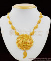 Grand Mango Design Gold Net Pattern One Gram Necklace Guarantee Jewelry NCKN1398
