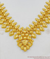 Latest Leaf Heart Model Gold Imitation Necklace Bridal Jewelry Set NCKN1410