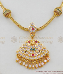 Impon Gati Stones First Quality Guaranteed Gold Necklace Multicolor Design NCKN1415 Impon Gati Stones First Quality Guaranteed Gold Necklace Multicolor Design NCKN1415
