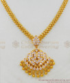 Grand First Quality Real Gold Tone Chain with Impon Dollar Collections Online NCKN1442