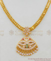 Branded First Quality Real Gold Tone Chain with Impon Swan Dollar Collections Online NCKN1445