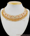 Unique Handmade Majestic Gold Choker Impon Attigai Collections Online NCKN1450