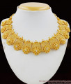 Amazing One Gram Gold Plated Close Neck Choker Latest Necklace Collections NCKN1476