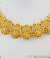 Amazing One Gram Gold Plated Close Neck Choker Latest Necklace Collections NCKN1476