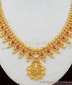 Beautiful Long Mullaipoo Kerala Necklace Patterns for Marriage Functions NCKN1477