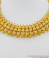 Unique Mango Leaf Close Neck Gold Choker Latest Bridal Necklace Collections NCKN1480