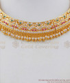 Supreme Handmade Gold Choker Impon Attigai Gati Stone Collections NCKN1512