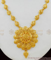  Flower Model Light Weight Gold Collection One Gram Necklace NCKN1523