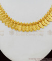  Leaf Pattern Lashmi Kasu Malai with Necklace Collection One Gram Gold NCKN1530