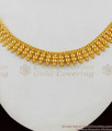  Light Weight Close Neck Gold Beads Inspired One Gram Necklace NCKN1553