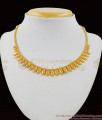 Kerala Design Light Weight Gold Imitation Mullaipoo Necklace Collections NCKN1555