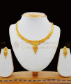 Two Gram Gold Imitation Enamel forming Jewelry Combo Set With Earrings NCKN1565