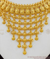 Impressive Net Pattern One Gram Gold Choker Imitation Jewellery For Brides NCKN1584