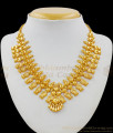 South Indian Bridal Collection Mullaipoo Model Gold Plated Necklace Online Shopping NCKN1592