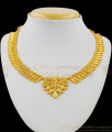 Wonderful Kerala Pattern One Gram Gold Plated Necklace Jewelry At Low Price NCKN1593