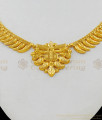 Wonderful Kerala Pattern One Gram Gold Plated Necklace Jewelry At Low Price NCKN1593