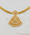 Grand Guaranteed Gold Plated Chain with Impon Flower Dollar Bridal Collection NCKN1610