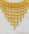 Majestic Net Pattern Design One Gram Gold Choker Necklace For Party Wear NCKN1649
