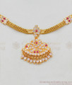 Latest Gold Designs Impon Attigai Necklace Guarantee Jewelry NCKN1675