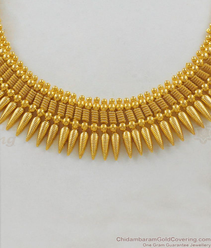 Gorgeous Mango Model Kerala Gold Bridal Wear Haram Grand Malai HR1490 | Gold  necklace designs, Bridal wear, Necklace designs
