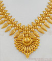 Light Weight Kerala Jewelry Mullai Poo One Gram Gold Necklace Collections NCKN1704