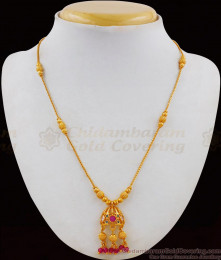 Cage Design Pendant Short Chain Collections For Daily Wear NCKN1721