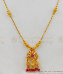 Cage Design Pendant Short Chain Collections For Daily Wear NCKN1721