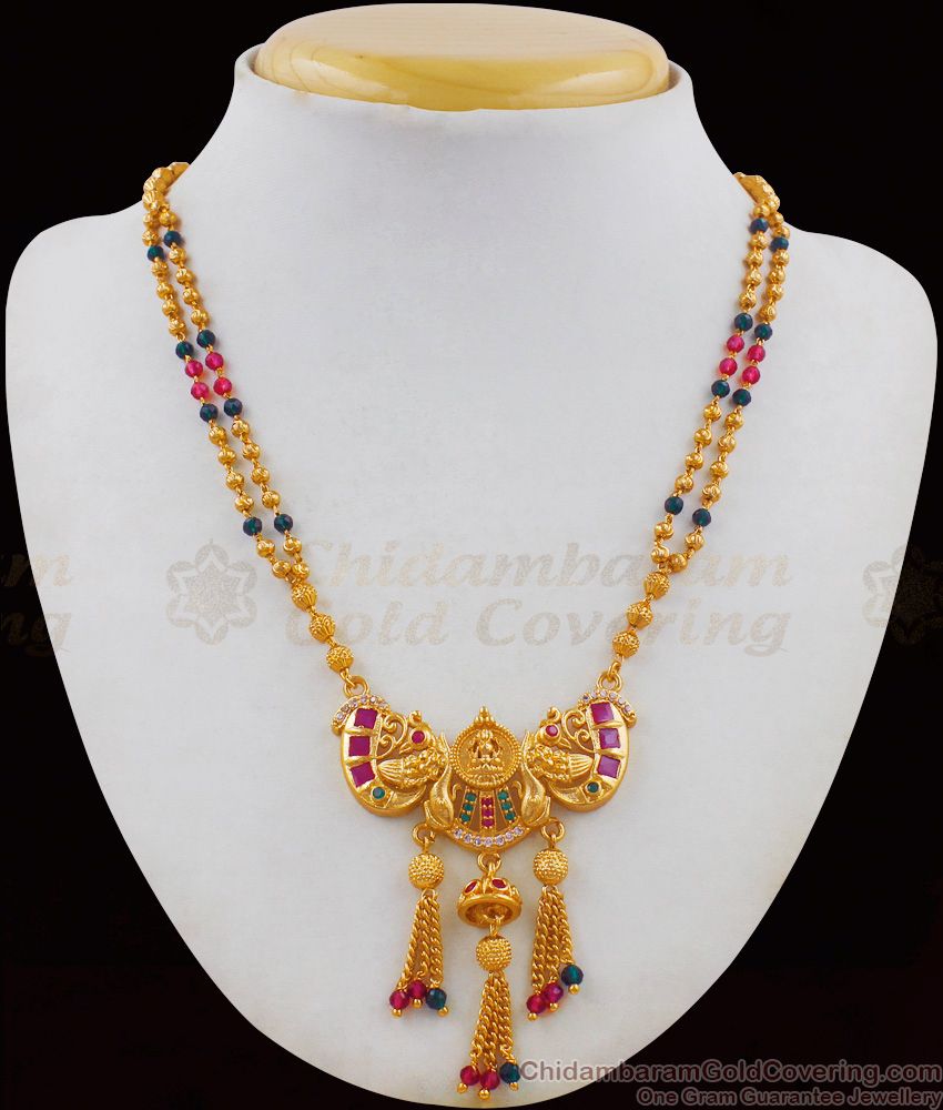 Unique Lakshmi Pendant Necklace Collections For Women NCKN1724
