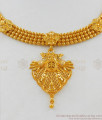 One Gram Gold Beautiful Peacock Necklace Patterns for Marriage Functions NCKN1736