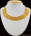 Traditional Kerala Gold Plated Bridal Wear Necklace Collection Latest Model NCKN1737