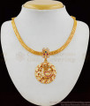 Original Gati Stone Impon Attigai Peacock Necklace Guarantee Jewelry NCKN1747