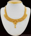 Trendy One Gram Gold Calcutta Design Necklace For Marriage Functions NCKN1765