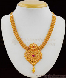 Handmade Unique Double Ruby Stone Dollar Necklace Shop Online NCKN1781 Handmade Unique Double Ruby Stone Dollar Necklace Shop Online NCKN1781