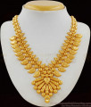 Small Dollar Type Kerala Design Necklace For Girls Function Wear NCKN1794