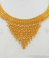 Artistic Net Pattern Design One Gram Gold Necklace For Party Wear NCKN1799