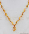 Semi Precious Diamond Necklace Gold Plated Party Wear Collection NCKN1811