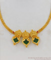 Green Stone Palakka Necklace Online Traditional Kerala Jewelry NCKN1818
