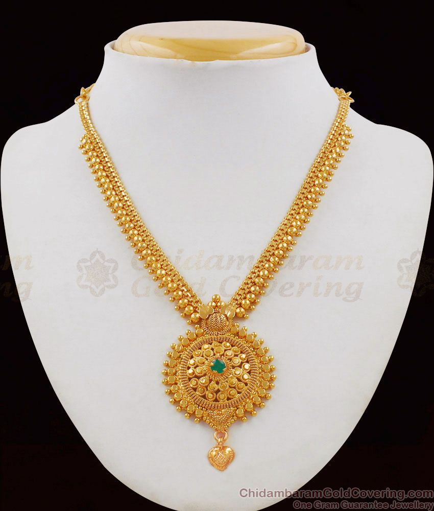 Kerala Pattern Guarantee Necklace For Women Occasional Wear NCKN1824