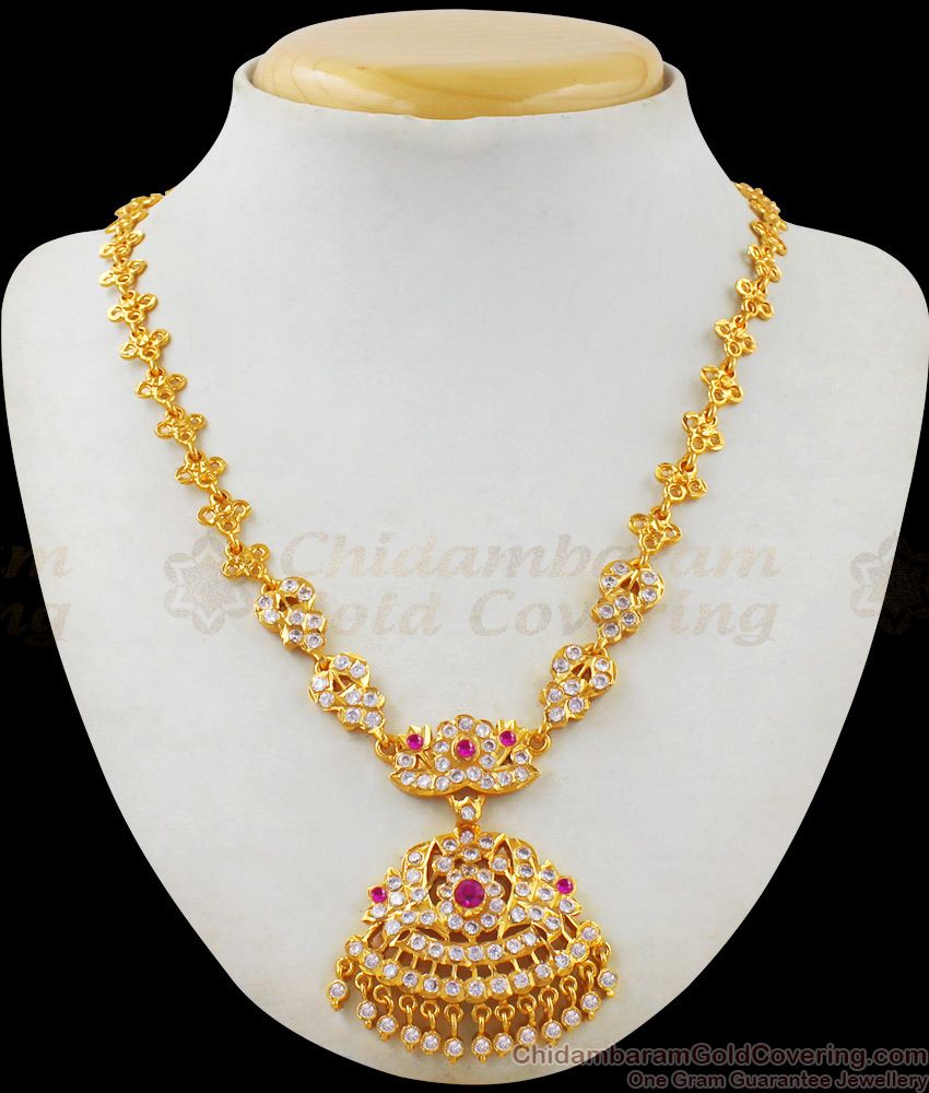 Gold Necklace Collections Impon Attigai Design Buy Online NCKN1839