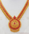  Full Ruby Stone Gold Necklace Stunning Collection For Function Wear NCKN1844