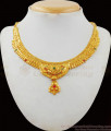 Delightful Design Grand Gold Forming Necklace Bridal Collection NCKN1848