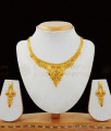 Attractive Real Gold Necklace Design Forming Bridal Collection For Women NCKN1850