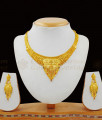 Stunning Gold Necklace Design Forming Bridal Collection For Women NCKN1855