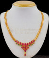 Beautiful Kemp Design Gold Guarantee Necklace For Function Wear NCKN1867