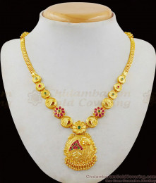 Marvelous Bridal Jewelry For Marriage Gold Necklace Designs NCKN1869