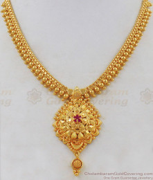 Party Wear Simple Gold Necklace For Ladies Buy Online Shopping NCKN1882