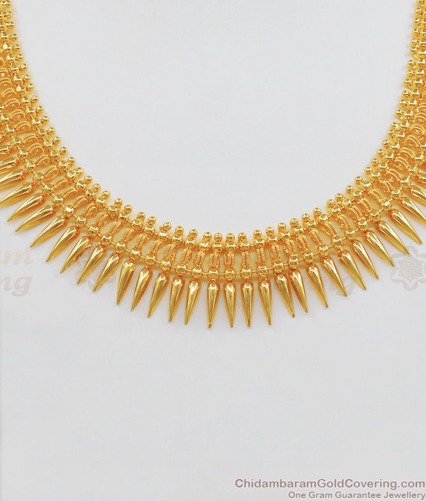 Mullai Poo Gold Necklace For Women Gold Plated Jewelry Collection NCKN1889 Mullai Poo Gold Necklace For Women Gold Plated Jewelry Collection NCKN1889